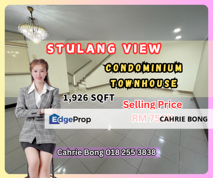 Stulang View Condominium Townhouse For Sales, Johor, Johor Bahru