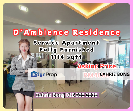 D’Ambience Residence Service Apartment For Sales, Johor, Masai