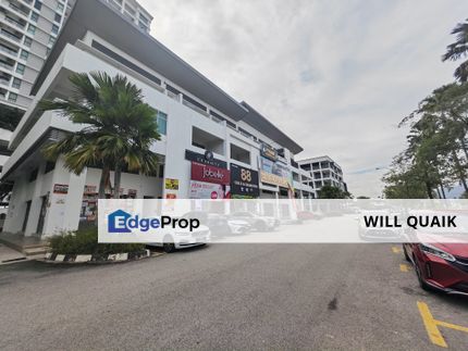 Ground Floor with Mezzanine End Lot Facing Main Road Jalan Rozhan, Penang, Alma