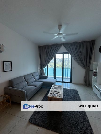 Queens Residence 1 🔥 Fully Furnished See View Condo For Rent near Queensbay Mall, Penang, Sungai Nibong
