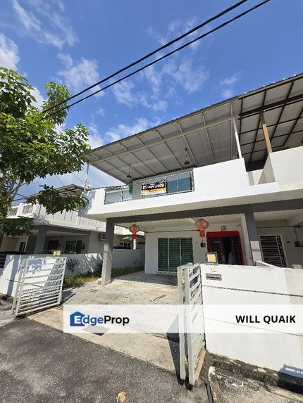 Pearl Indah 🔥 2 Storey Terrace End Lot Fully Renovation in Bandar Tasek Mutiara, Penang, Simpang Ampat