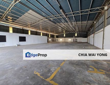[Rental - Rm16k]  1Sty 13000sf Semi D Warehouse KAMPUNG SUBANG BARU, Jalan Bukit Cerakah, Selangor, Shah Alam