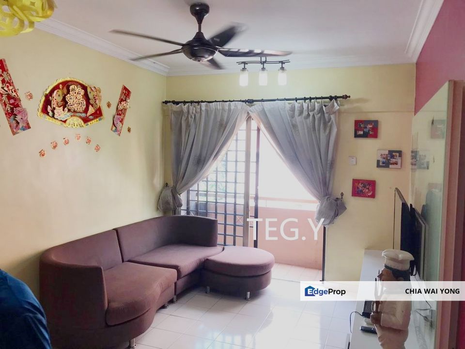 [Full Loan!!]  1170sf Corner Lower Floor Pelangi Heights 1 Apartment @ Klang, Selangor, Klang