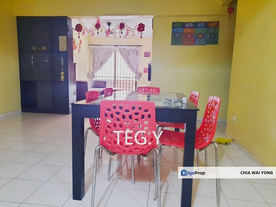 [Full Loan!!]  1170sf Corner Lower Floor Pelangi Heights 1 Apartment @ Klang, Selangor, Klang