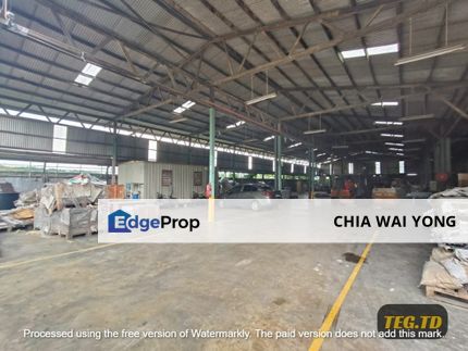 [Rental - Rm15k] 60x190sf Factory JALAN KAPAR BATU 5, Klang, Selangor, Kapar 