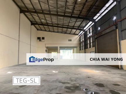 [Rental - Rm18k] 1.5Sty 70x221sf Semi D Factory Klang UTAMA Meru, Selangor, Klang