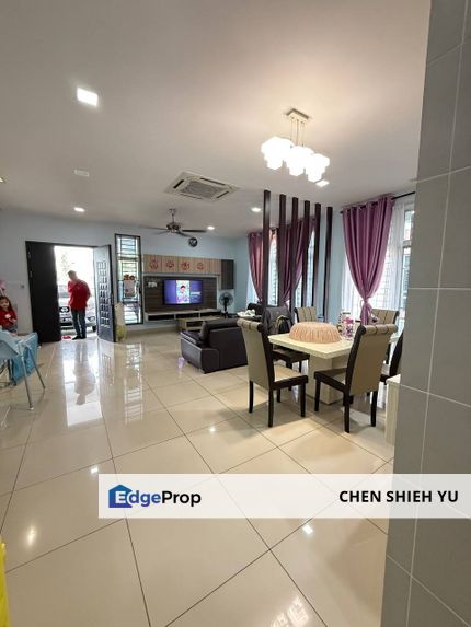 Unblock View Pulai Hijauan @ Jalan Palma Renovated 2 Storey Cluster  For Sale : RM780k , Johor, Kangkar Pulai