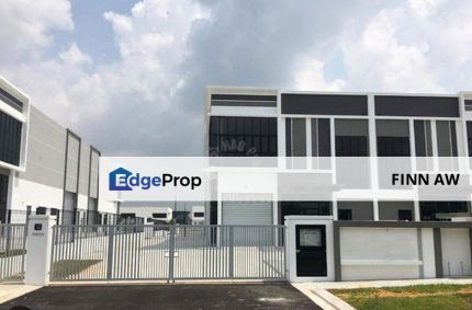 End lot Eco Business Park 2 1.5 Storey Cluster Factory , Johor, Senai