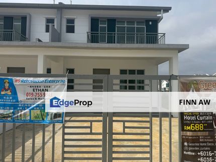 Corner Brand New Unit Pulai Mutiara 2 Double Storey Cluster House, Johor, Kangkar Pulai