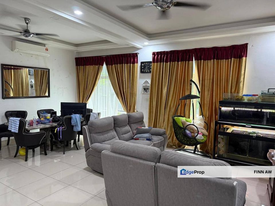 Taman Pulai Hijauan Double Storey Cluster House  For Sale , Johor, Kangkar Pulai