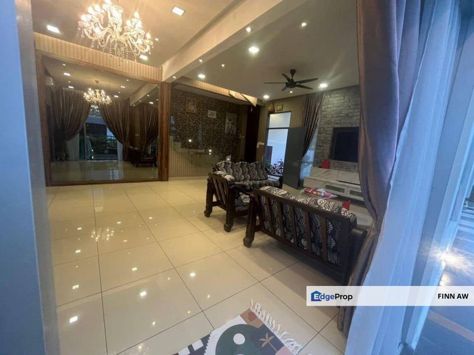 Taman Pulai Hijauan Double Storey Cluster House For Sale End Lot, Johor, Kangkar Pulai