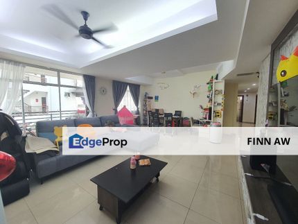 Corner Lot With Balcony Partially Renovated Anjung Seri Condominium Masai , Johor, Masai