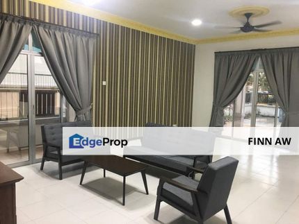 End Lot Fully Furnished Skudai 2 Storey Terrace House For Sale, Johor, Skudai