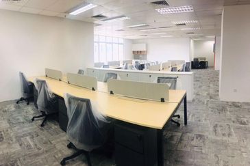 Fully fitted Puchong Financial Corporate Centre PFCC Bandar Puchong Jaya IOI Puchong corporate office for rent