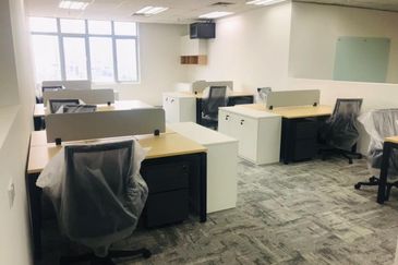 Fully fitted Puchong Financial Corporate Centre PFCC Bandar Puchong Jaya IOI Puchong corporate office for rent