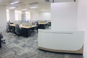 Fully fitted Puchong Financial Corporate Centre PFCC Bandar Puchong Jaya IOI Puchong corporate office for rent