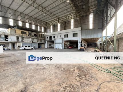 Masai Plentong, double storey semi d factory 2 units adjoining for rent, Johor, Masai