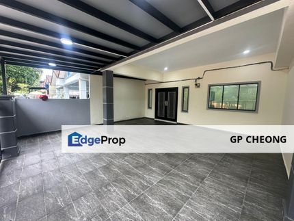 Puteri Wangsa puteri park Single Storey Terrace House  For Sale. 优景镇超大款全装修美美单层排屋‼️ 3房3厕Unblock View‼️*☘️🔥, Johor, Ulu Tiram