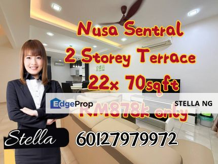 Taman Nusa Sentral Double Storey Terrace House For Sale , Johor, Nusajaya