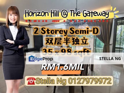 Horizon Hill the Gateway Semi D golf view for Sale 🔹️, Johor, Nusajaya