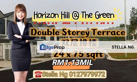 Horizon Hill The Green Double Terrace House For Sale🔹️, Johor, 