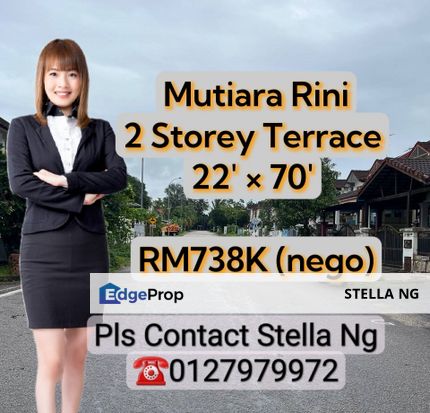 Mutiara Rini Double Storey House For Sale🔹️ , Johor, Skudai