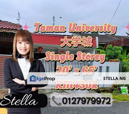 ❗️ For Sale ❗️ Taman Universiti Single Storey Terrace@ Skudai 🏡 , Johor, Skudai