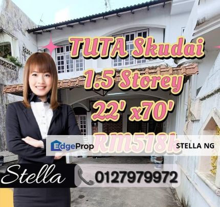 ❗For Sale❗🏡 皇后屋子来咯 🔥🔥🔥 Taman Ungku Tun Aminah 1,5 Storey, Johor, Skudai