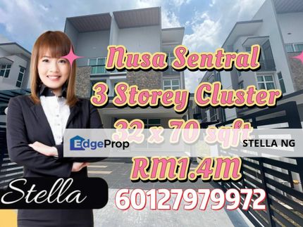 ❗️For Sale #出售❗️ Nusa Sentral Winter Sonata 3-Storey Cluster #全场最低价 #地理位置优越 #靠近便利设施及交通。, Johor, Nusajaya