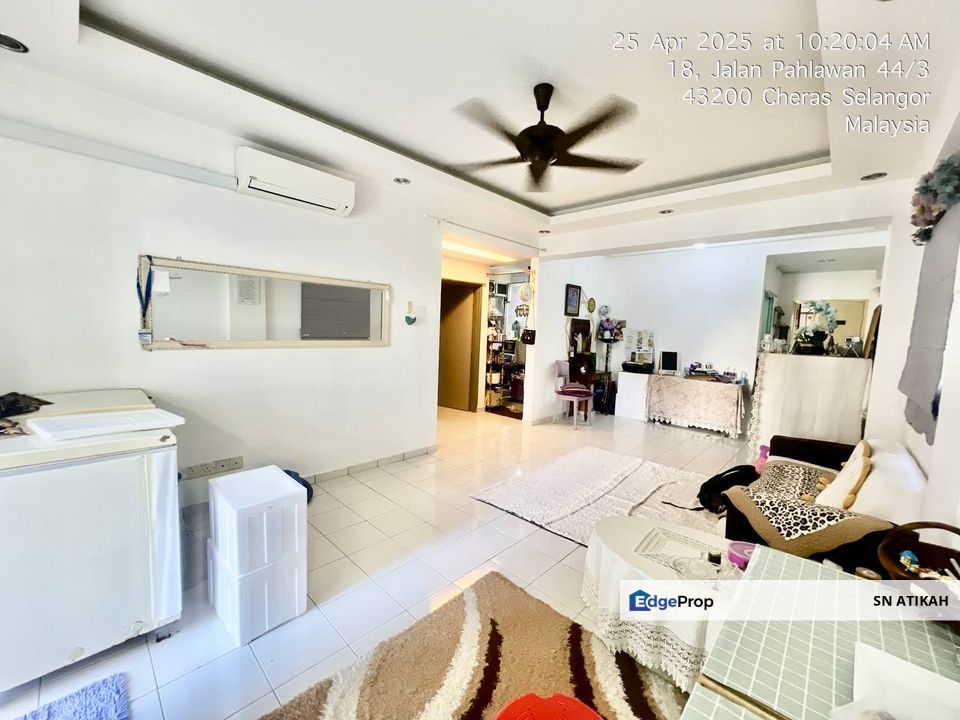 [CORNER UNIT] Vista Mahkota Apartment, Bandar Mahkota Cheras For Sale, Selangor, Cheras South