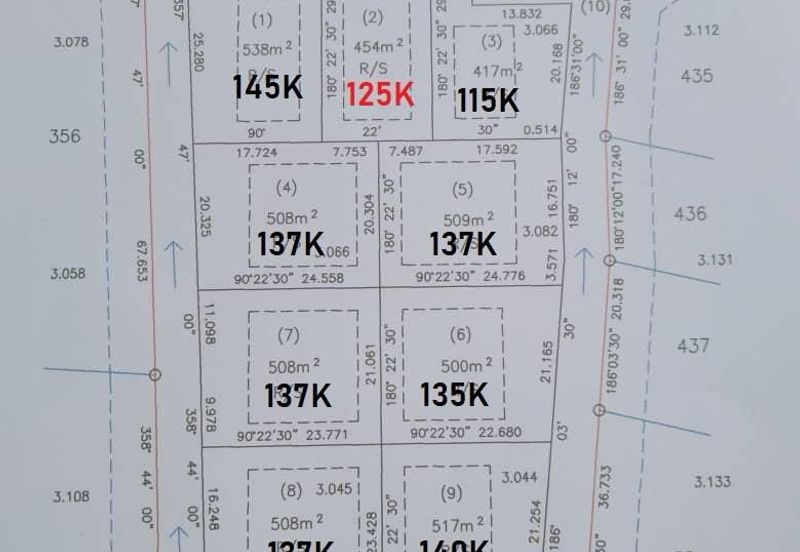 [9 LOT TANAH] Kampong Kok Lanas  Ketereh, Kota Bharu Kelantan Untuk Dijual