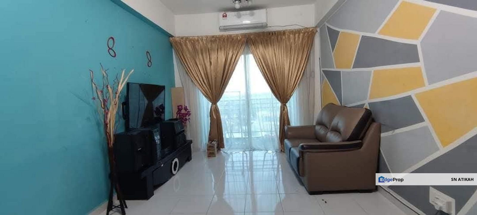 [PARTIALLY FURNISHED] Pangsapuri Damai Seksyen 25 Shah Alam For Rent, Selangor, Shah Alam