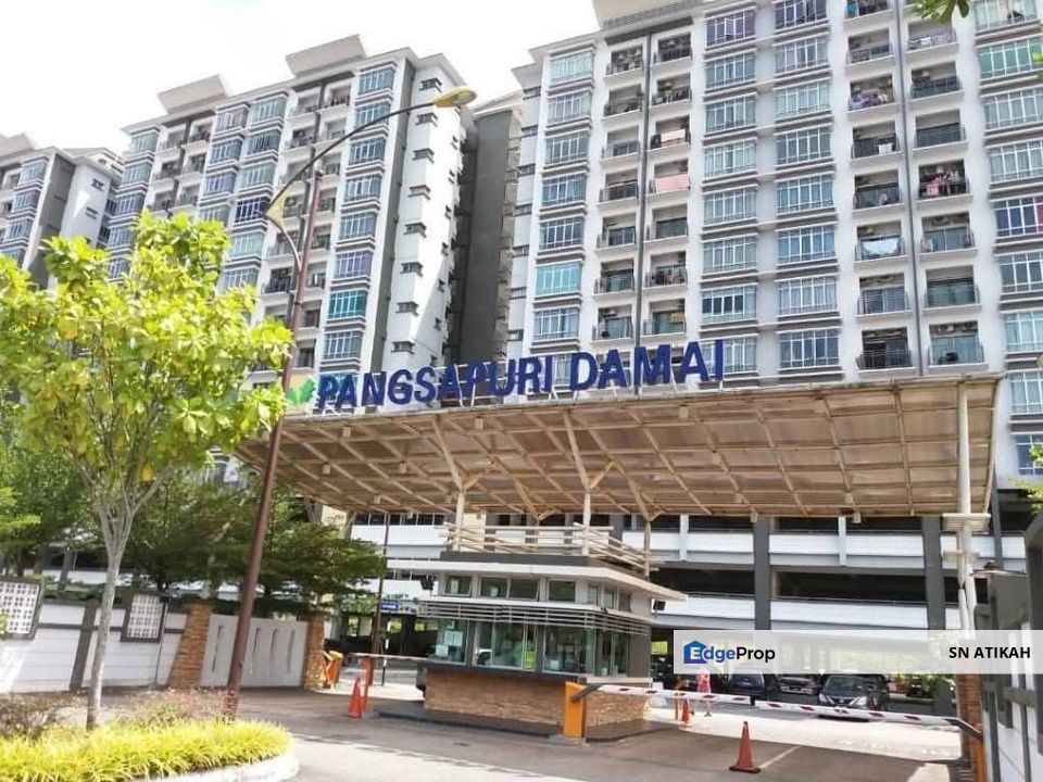 [PARTIALLY FURNISHED] Pangsapuri Damai Seksyen 25 Shah Alam For Rent, Selangor, Shah Alam