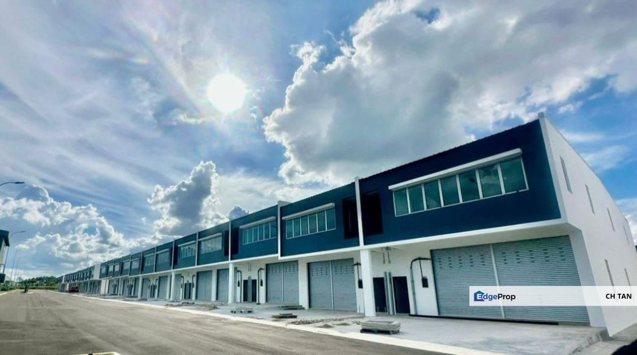 Brand New 1.5 Storey Terrace Factory For Rent | Stellar Park Indahpura Kulai | 3 Phase 100 Amp | 3046 sqft, Johor, Kulai