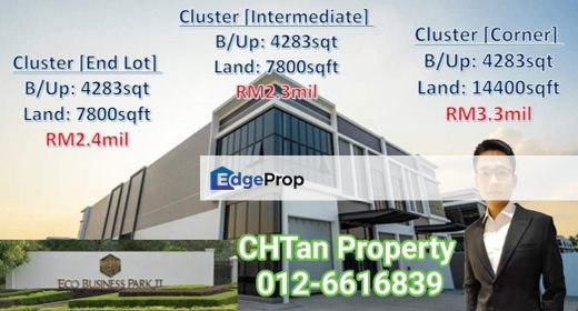 Eco Business Park 2 Senai Cluster Factory for Sale, Johor, Senai
