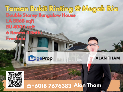 Luxury Bungalow at Taman Bukit Rinting For Sales , Johor, Masai