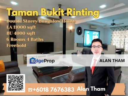 Full Reno Modern Design Bungalow at Taman Bukit Rinting for Sales , Johor, Masai