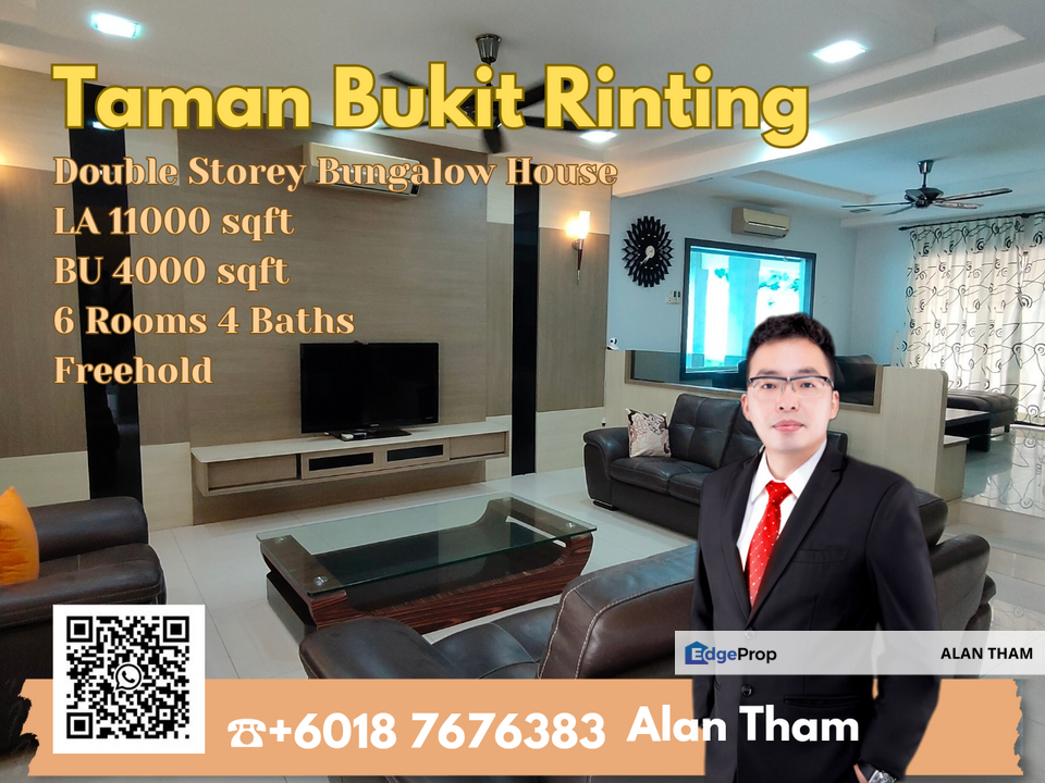 Full Reno Modern Design Bungalow at Taman Bukit Rinting for Sales , Johor, Masai