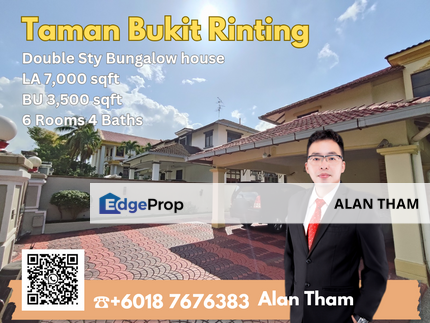 Bungalow house at Bukit Rinting For Sales , Johor, Masai