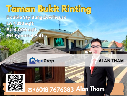 Luxury design with cheap price bungalow at Taman Bukit Rinting For Sales , Johor, Masai