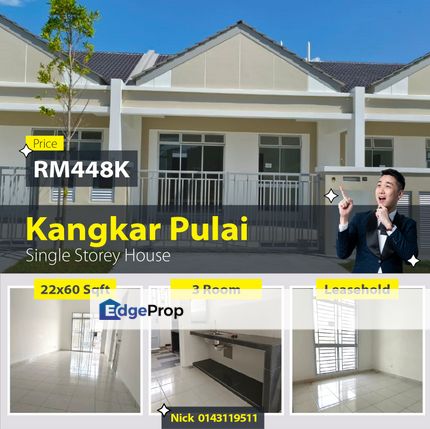 AVELIA Kangkar Pulai Single Storey House For Sale, Johor, Kangkar Pulai