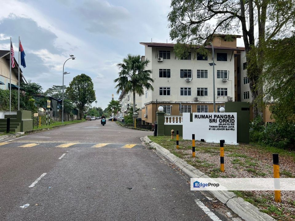 Corner Unit @ Ehsan Jaya Rumah Pangsa Sri Orkid, Johor, Johor Bahru