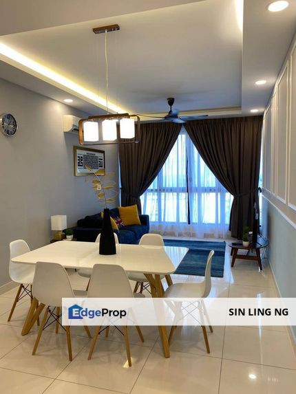Eco Nest Eco Botanic Iskandar Puteri Nusajaya Johor Apartment Fully Furnished 3bed 2bath near Second Link, Johor, Nusajaya