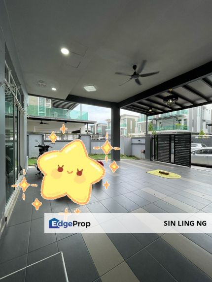 Taman Nusa Sentral Iskandar Puteri Johor Three Storey Cluster House Renovated Unit Near Second Link, Johor, 