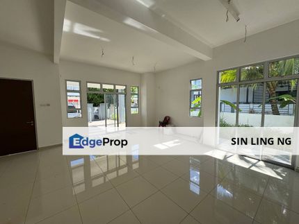 Fortune Hill Kangkar Pulai Skudai Johor Double Storey Cluster House End Lot with Land Bare Unit Freehold Near Second-Link, Johor, Skudai