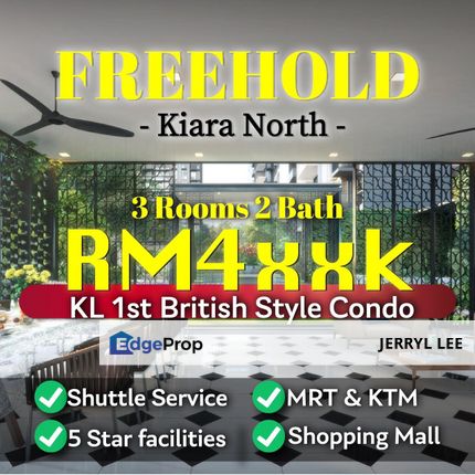 FREEHOLD Britsh Concept condo with Partially furniture for sales🤩, Kuala Lumpur, Segambut