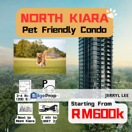 Pet Friendly FREEHOLD project with BIG Balcony next to Mont Kiara!!!!!, Kuala Lumpur, Mont Kiara