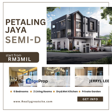 PJ Hill Top Semi D, Individual Title + Low Density for sales!!!, Selangor, Damansara Perdana