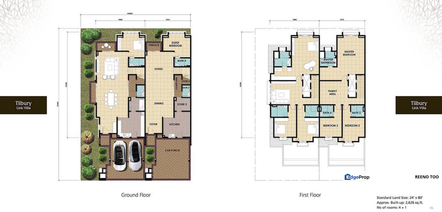 Superlink 24x80 Nice renovated Essex Garden @ Tillbury , Selangor, Rawang