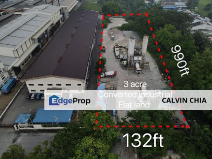 Meru Klang 3 acre 133x987 nr Top Glove VALUE BUY‼️CONVERTED INDUSTRY LAND 3 Acres Converted Industrial Land, Selangor, Kapar 